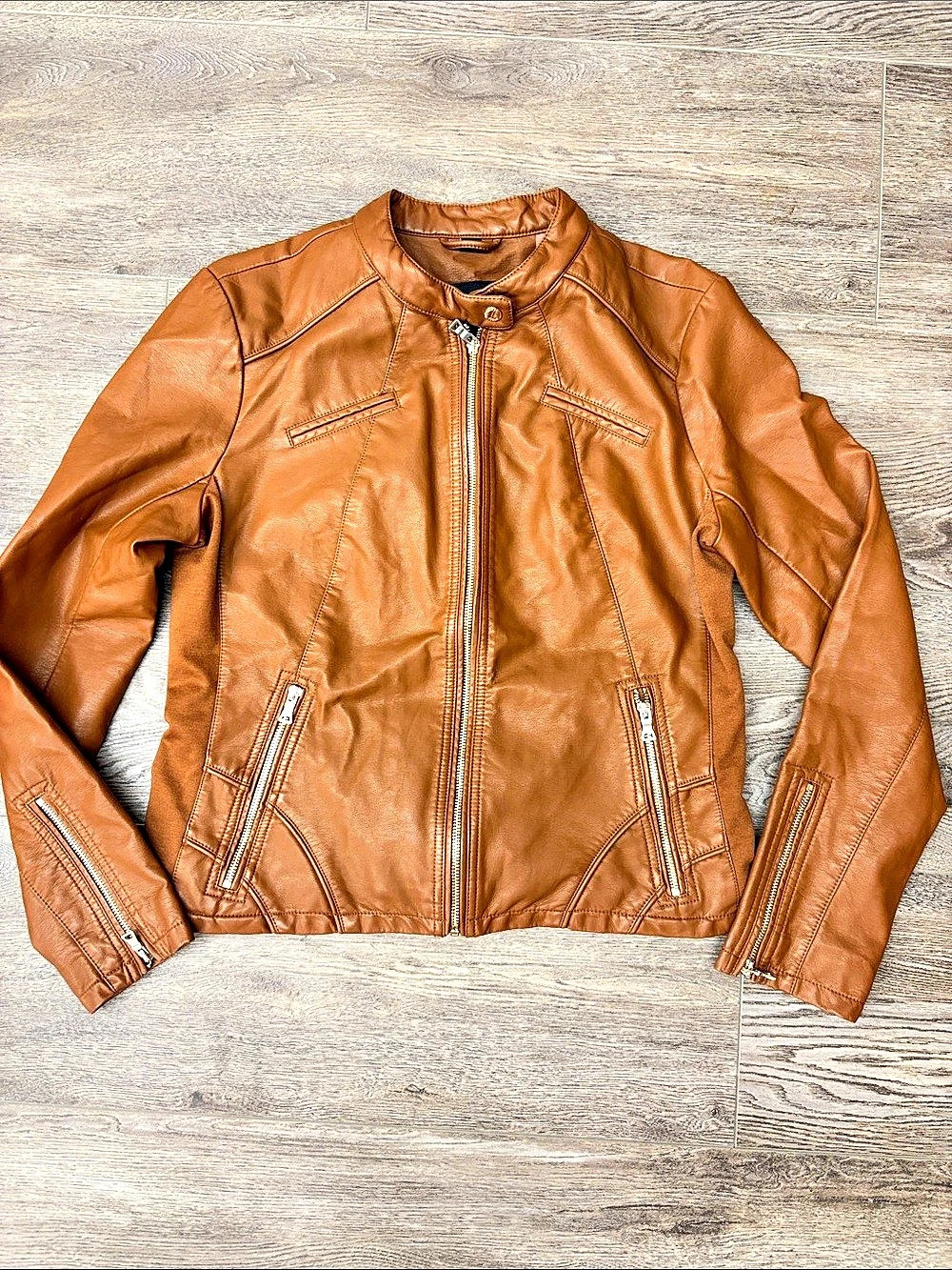 GUESS Brown Moto Jacket
